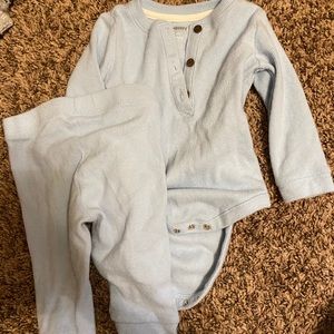 Gymboree fleece ribbed outfit